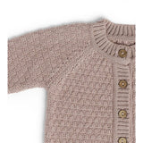 Smallstuff Powder Cardigan Square Knit Merino Wool