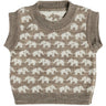 Smallstuff Nature Melange Vest Ao Elephants Merino Wool
