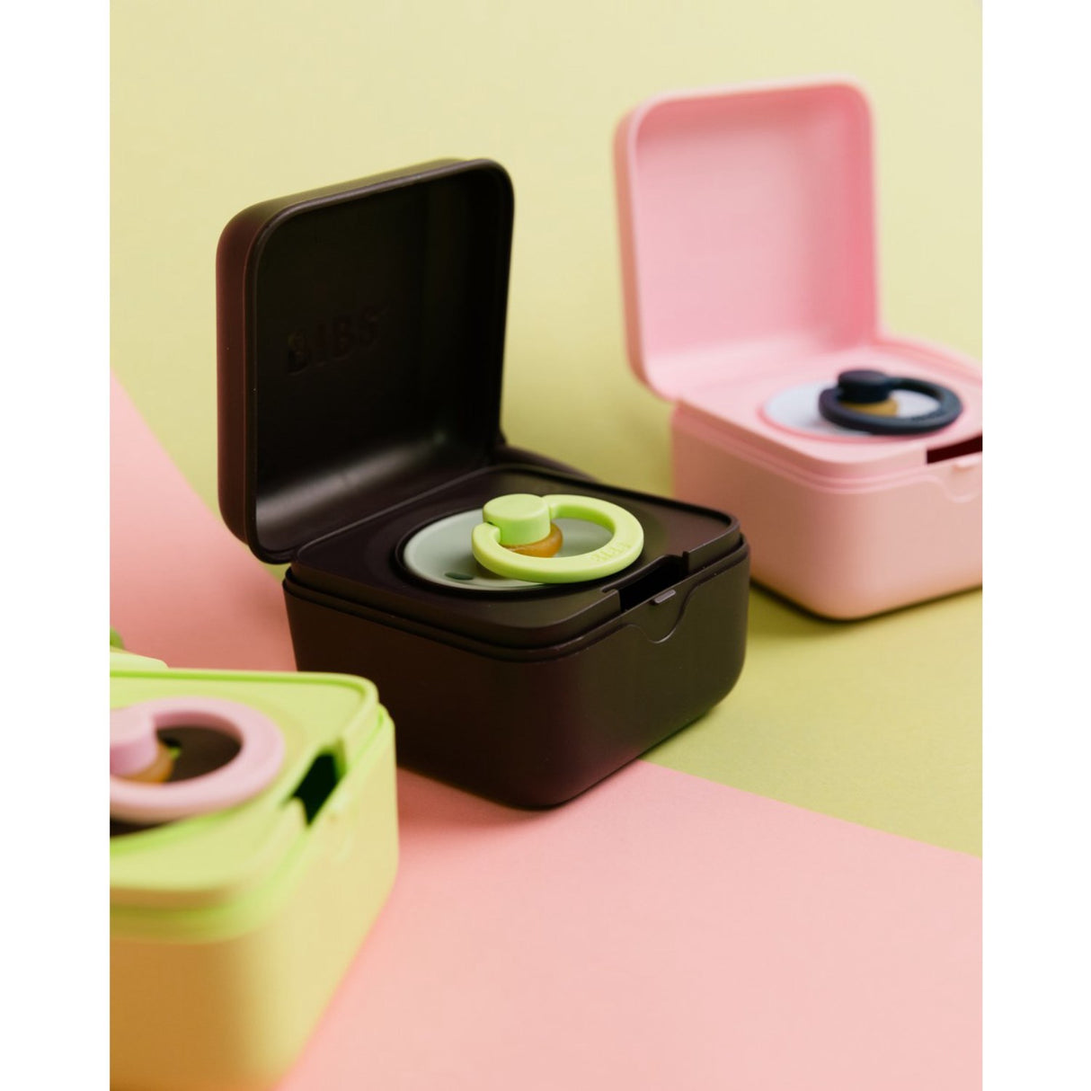 Bibs Baby Pink Pacifier Box