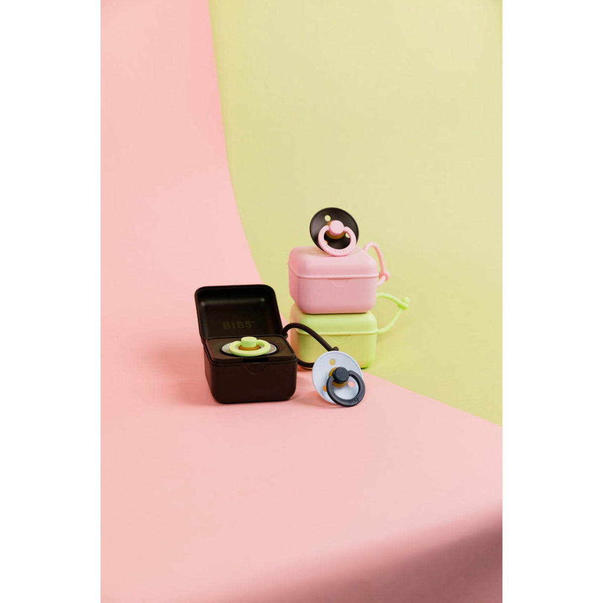 Bibs Baby Pink Pacifier Box