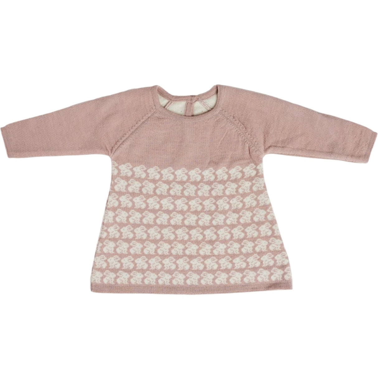 Smallstuff Powder Dress Ao Rabbits Merino Wool