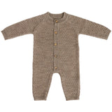 Smallstuff Nature Melange Jumpsuit Square Knit Merino Wool