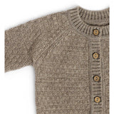 Smallstuff Nature Melange Jumpsuit Square Knit Merino Wool