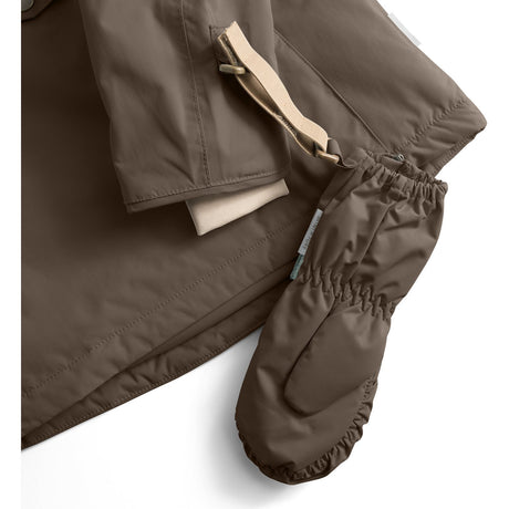 Mini A ture Tarmac Green Matcesar Fleece Lined Mittens