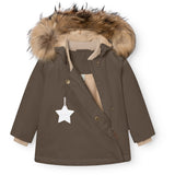 Mini A ture Tarmac Green Matwang Fleece Lined Winter Jacket Fur. GRS