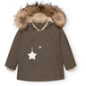 Mini A ture Tarmac Green Matwang Fleece Lined Winter Jacket Fur. GRS