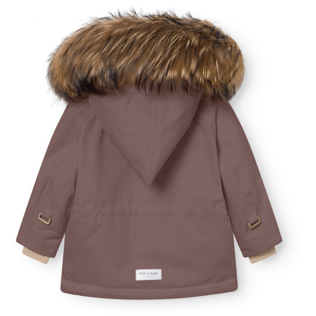 Mini A ture Peppercorn Plum Matwang Fleece Lined Winter Jacket Fur. GRS