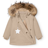 Mini A ture Savannah Tan Matwang Fleece Lined Winter Jacket Fur. GRS