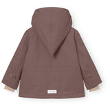 Mini A ture Peppercorn Plum Matwang Fleece Lined Winter Jacket. GRS