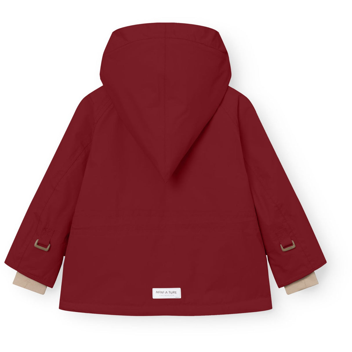 Mini A ture Red Merlot Matwang Fleece Lined Winter Jacket. GRS