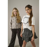 kids ONLY Pumice Stone Melange Detail Bows/Black Kogcody L/S O-Neck Bow Cardigan Knt