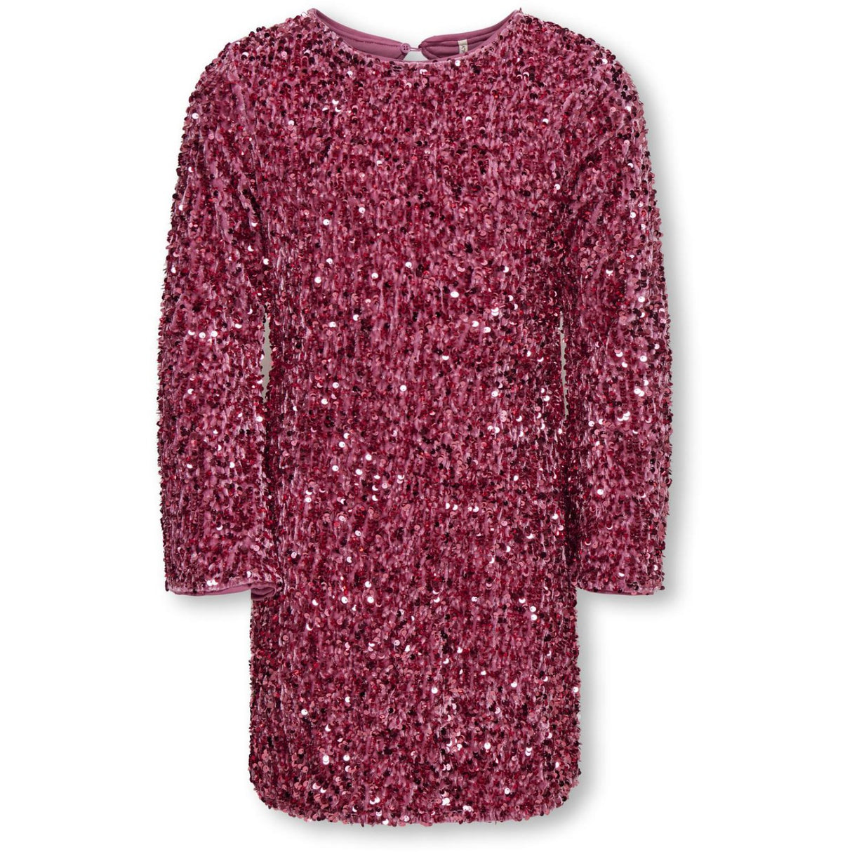 kids ONLY Rose Wine Kogconfidence Life Ls Seq Flrd Dress Jrs