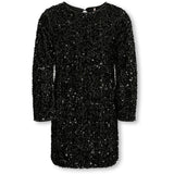kids ONLY Black Kogconfidence Life Ls Seq Flrd Dress Jrs