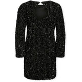 kids ONLY Black Kogconfidence Life Ls Seq Flrd Dress Jrs