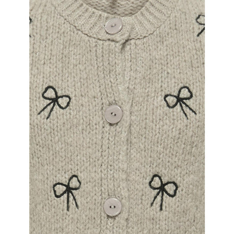 kids ONLY Pumice Stone Melange Detail Bows/Black Kogcody L/S O-Neck Bow Cardigan Knt