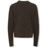kids ONLY Black Coffee Melange Kogcamilla O-Neck L/S Pullover Knt