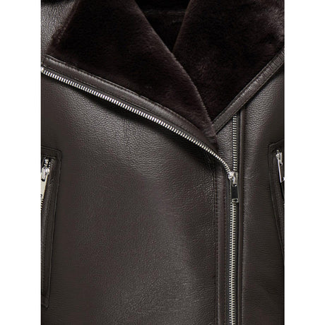 kids ONLY Black Coffee Kogstarry Bonded Teddy Jacket Otw