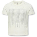 kids ONLY Cloud Dancer Rhinestone Silver Kogbillie Life S/S Stone Top Jrs