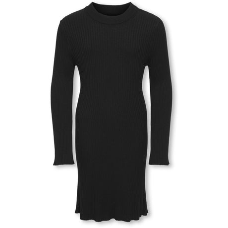 kids ONLY Black Kogbianka Life Ls Rib Dress Knt
