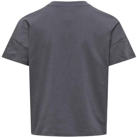 kids ONLY Blackened Pearl Elegance Kogditte Life S/S Ovz Printed Top Jrs