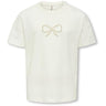 kids ONLY Cloud Dancer Bow Kogkate Life Ss O-Neck Pearl Top Jrs