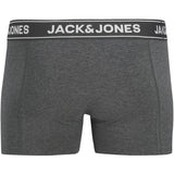 Jack & Jones Junior Dark Grey Melange Jacblack Friday Trunks 3 Pack Jnr