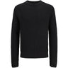 Jack & Jones Junior Black Jjglobal Knit Crew Neck Jnr
