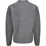 Jack & Jones Junior Medium Grey Melange Jprblabradfort Knit Polo Ln Jnr
