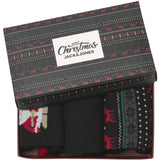 Jack & Jones Junior Black Jacxmas Reindeer Socks Giftbox Jnr