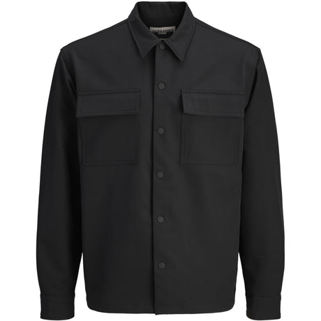 Jack & Jones Junior Black Jcopoint Commute Travel Shirt Bf Jnr