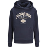 Jack & Jones Junior Sky Captain Jjari Branding Sweat Hood Jnr