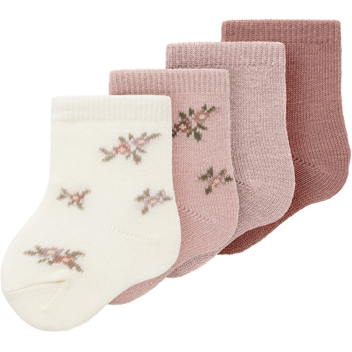 Name It Shadow Gray 4 Pack Nbfwak Wo/Bl 4P Socks