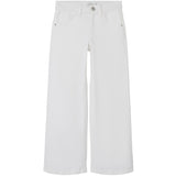 Name It Bright White Nkfrose Wide Twi Pants 1115-Tp Noos