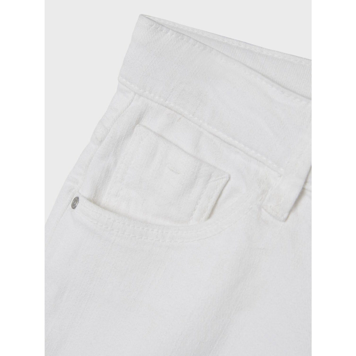 Name It Bright White Nkfrose Wide Twi Pants 1115-Tp Noos