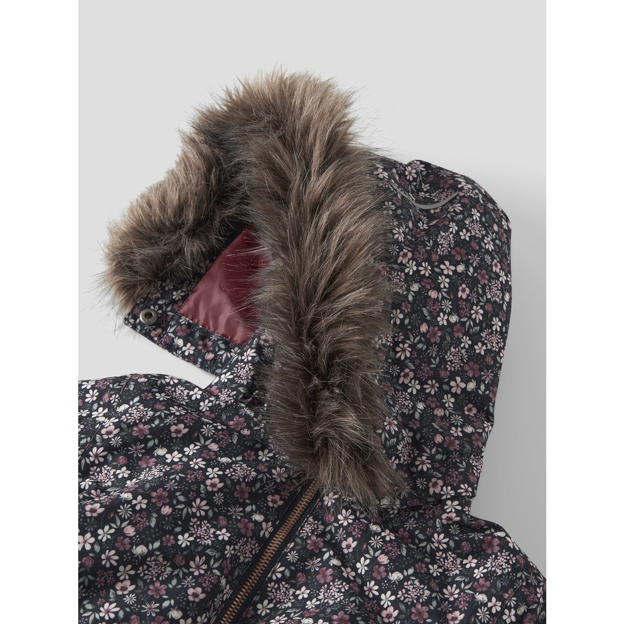 Name It Dark Sapphire Blossom Nmfsnow10 Suit Aop Fo Noos