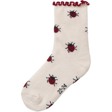 Lil'Atelier Silver Peony Nmfdarlene Socks Lil