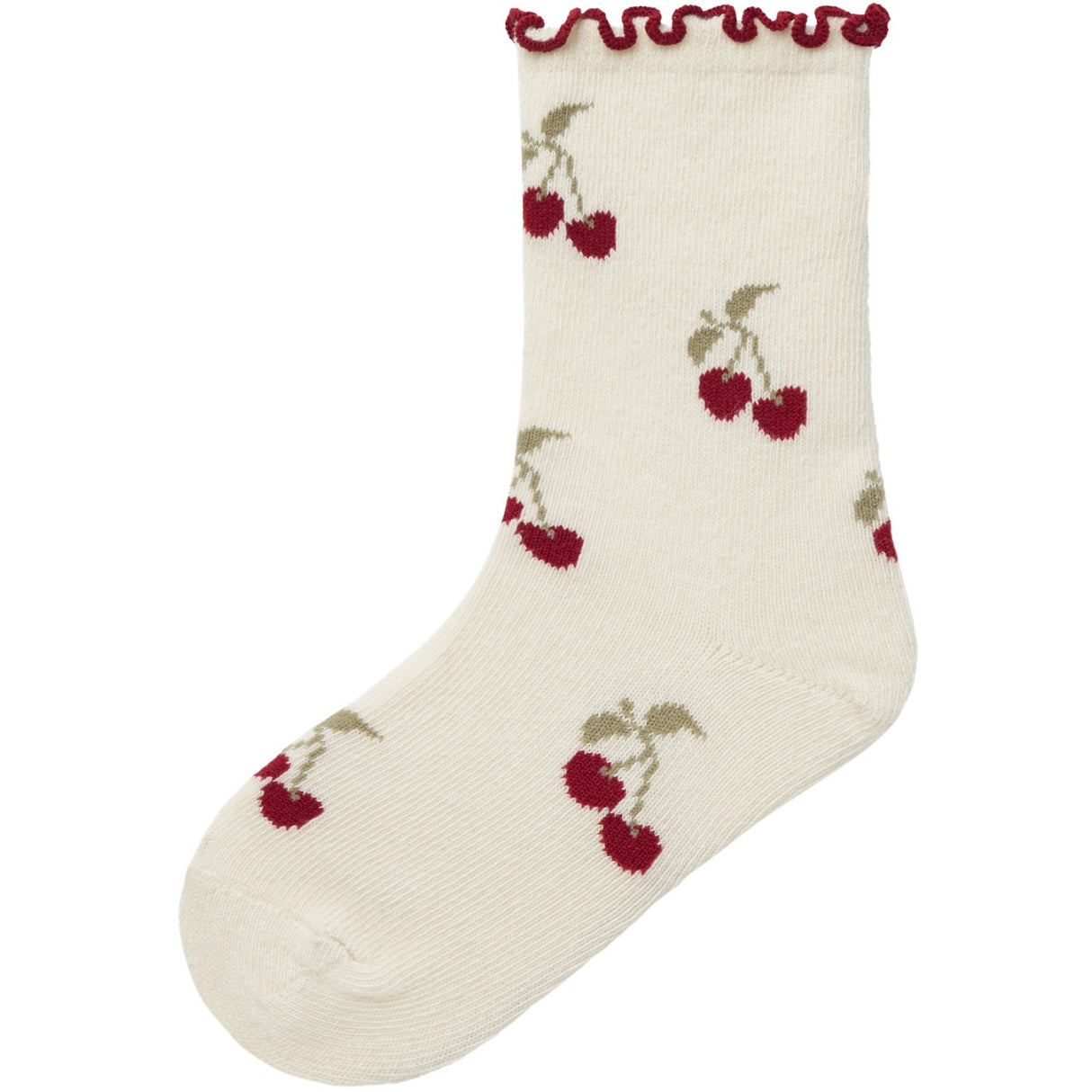 Lil'Atelier Turtledove Cherry Nmfdarlene Socks Lil