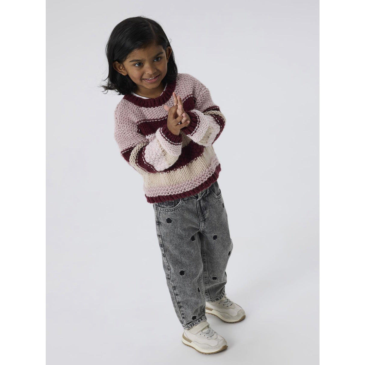 Name It Burgundy Nmfoline Ls Knit