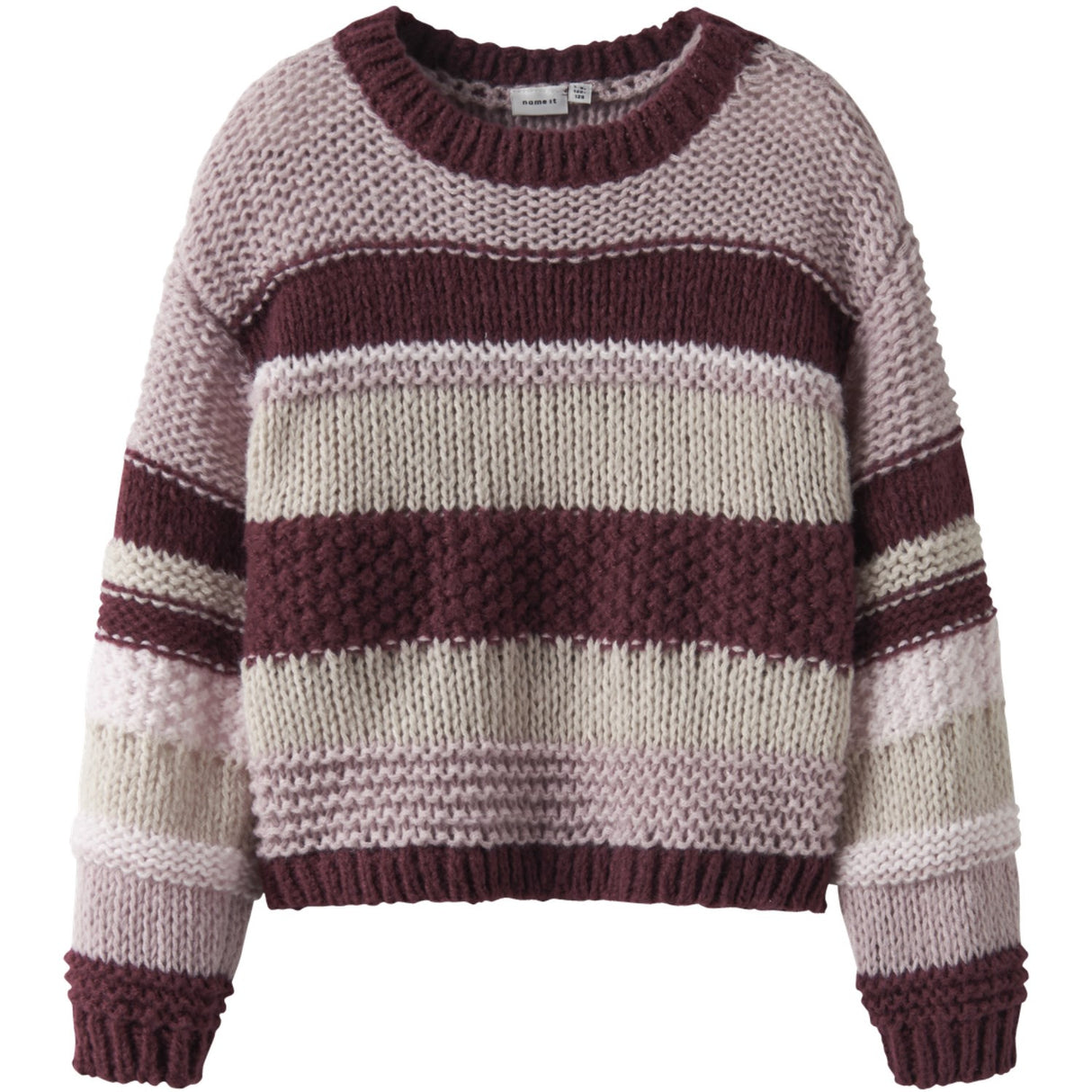 Name It Burgundy Nkfoline Ls Knit