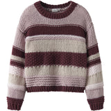 Name It Burgundy Nkfoline Ls Knit