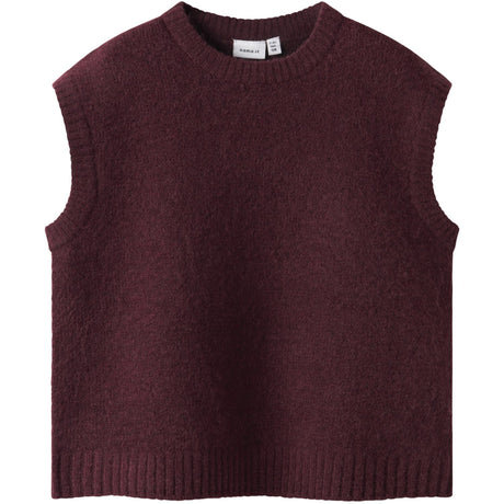 Name It Burgundy Nkfoneifyly Knit Vest