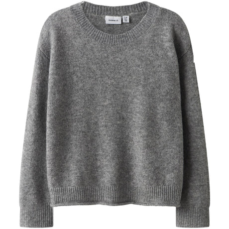 Name It Grey Melange Nkforiane Ls Knit