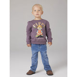 Name It Moonscape Nmfsovej Pippi Sweat Bru Sky