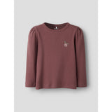 Name It Rose Brown Nmfolika Ls Xsl Top