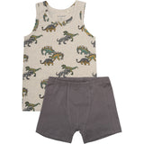 Minymo Beige Melange Underwear Set Aop