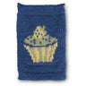 Smallstuff Blue Knitted Flag Birthsday Cake