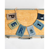 Smallstuff Blue Knitted Flag 1