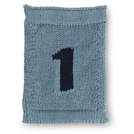 Smallstuff Blue Knitted Flag 1