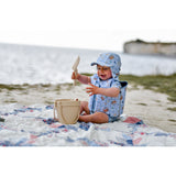 Mikk-Line Faded Denim Swim Hat UV AOP