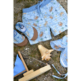 Mikk-Line Faded Denim Swim Hat UV AOP